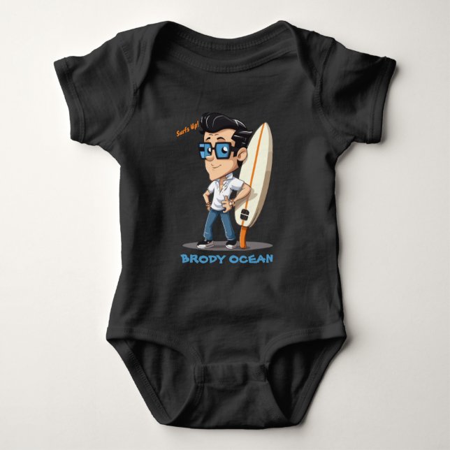 Body Para Bebé Brody Ocean Wavecrest (Anverso)