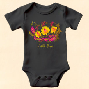 Body Para Bebé Brunches de flores