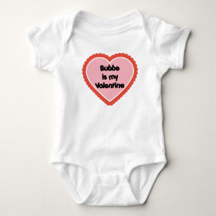 Body Para Bebé Bubbe es mi tarjeta del día de San Valentín