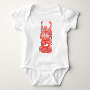 Body Para Bebé Buda de risa (rojo)
