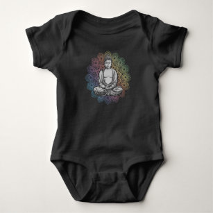 Body Para Bebé Buda Mandala Yoga Budismo espiritual