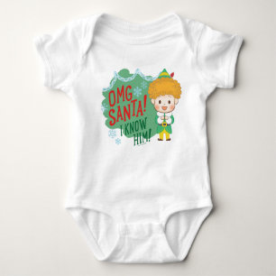 Body Para Bebé ¡Buddy el Elf Dios mío Santa! ¡Lo Conozco!