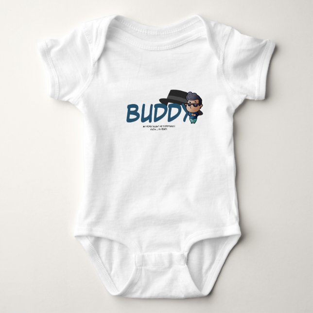 Body Para Bebé Buddy T-Shirt (Anverso)