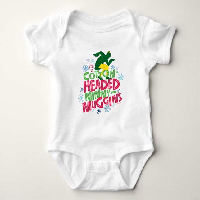 Body Para Bebé Buddy the Elf | Cotton Headed Ninny-Muggins (Anverso)