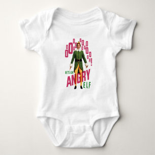 Body Para Bebé Buddy the Elf   Es un elfo enojado