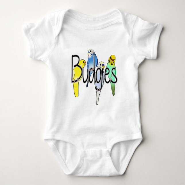 Body Para Bebé Budgies (Anverso)