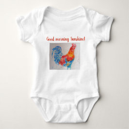 Body Para Bebé Buenos días Sunshine Baby Bodysuit gallo rojo