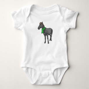 Body Para Bebé Bufanda de caballo