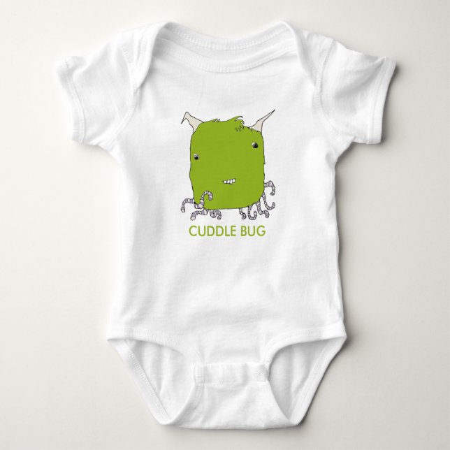 Body Para Bebé Bug De Cuddle - Lime (Anverso)