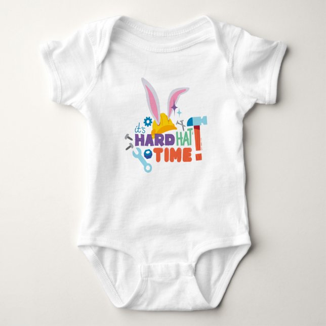 Body Para Bebé BUGS BUNNY BUILDERS™| Es tiempo de Gorra duro (Anverso)