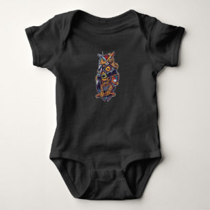 Body Para Bebé Búho Steampunk