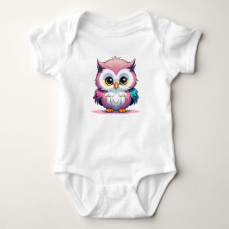 Body Para Bebé Búho y amor