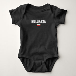 Body Para Bebé Bulgaria Flag - Patriotic Flag