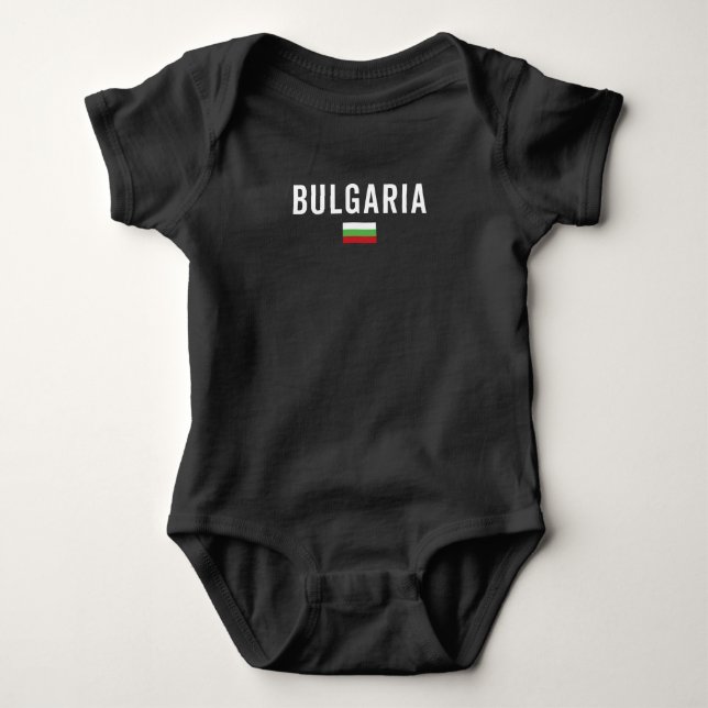 Body Para Bebé Bulgaria Flag - Patriotic Flag (Anverso)