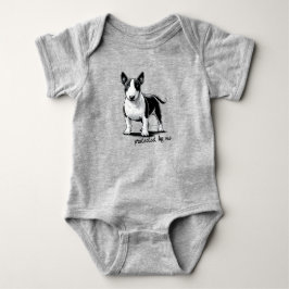 Body Para Bebé Bull Terrier - Protegido por mí