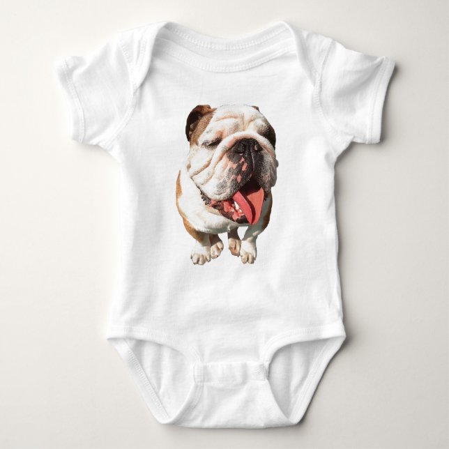 Body Para Bebé Bulldog (Anverso)