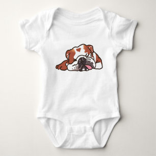 Body Para Bebé Bulldog durmiente
