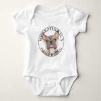 Bulldog francés tricolor de Blue Fawn personalizad