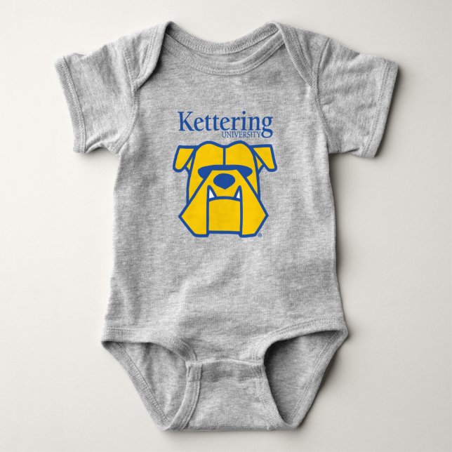 Body Para Bebé Bulldogs Universidad de Kettering (Anverso)