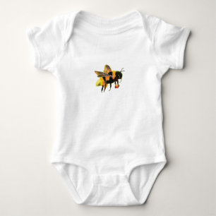 Body Para Bebé Bumble Bee cargando polen