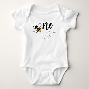 Body Para Bebé Bumble Bee primera ropa de cumpleaños para chica