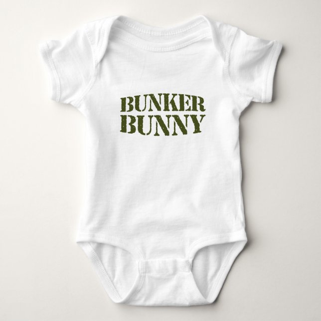 BODY PARA BEBÉ BUNKER BUNNY (Anverso)
