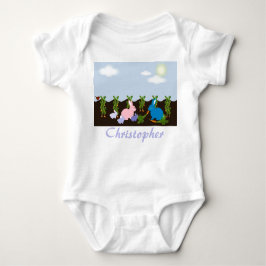 Body Para Bebé Bunnies En El Campo