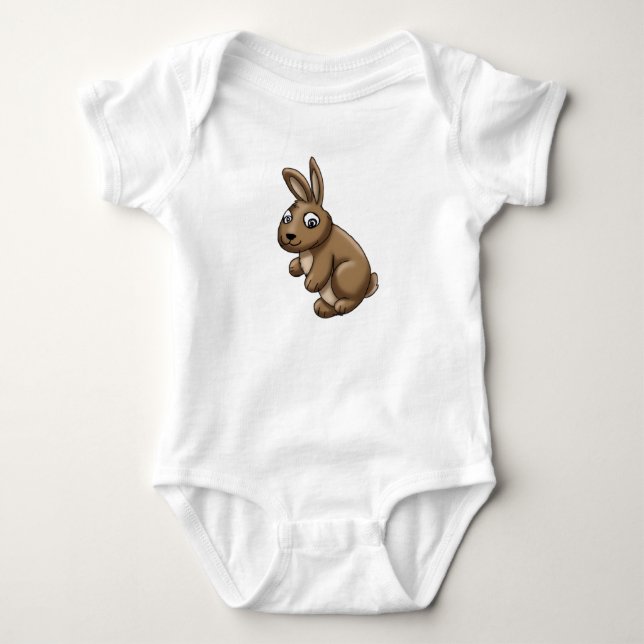 Body Para Bebé Bunny en ejecución (Anverso)