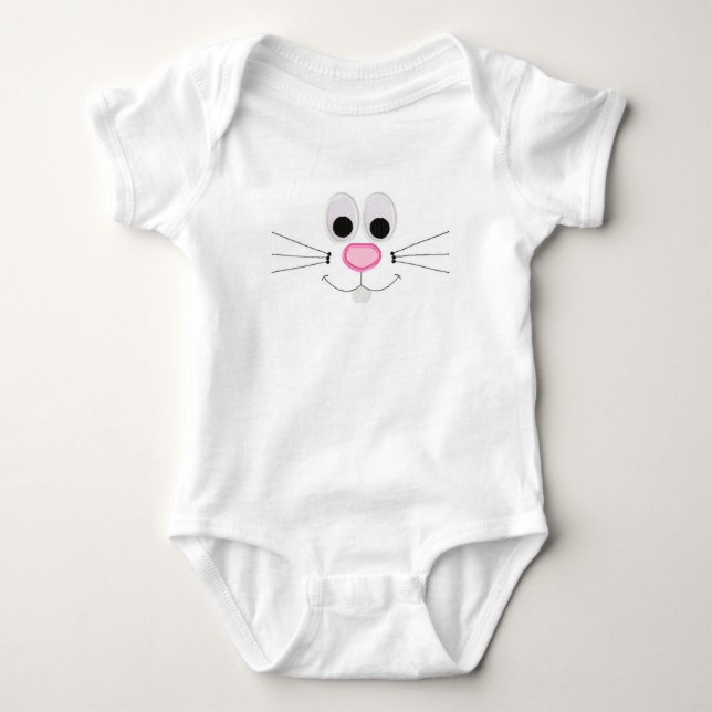 Body Para Bebé Bunny Face (Anverso)