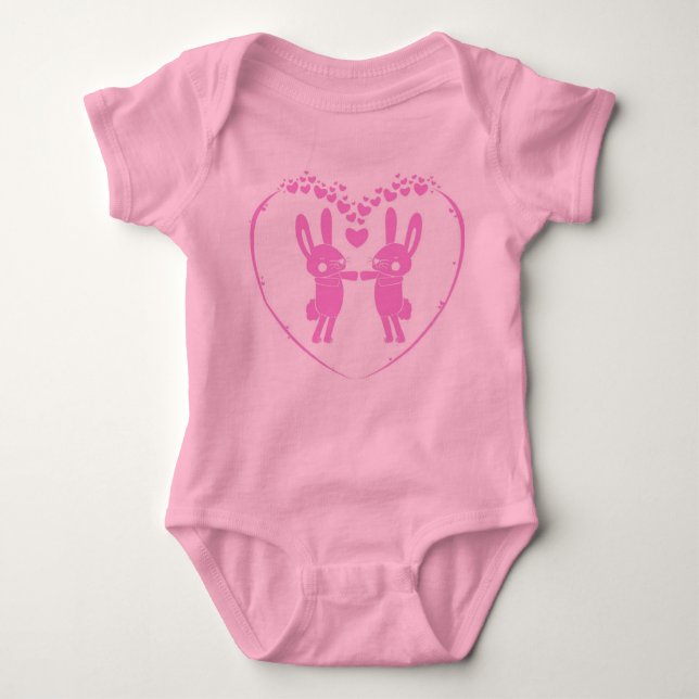 Body Para Bebé Bunny Love (Anverso)