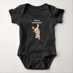 Body Para Bebé Bunny Merry Christmas Winter Animals Rabbits Baby<br><div class="desc">El conejo para Navidades con luces de hadas. Animales divertidos con regalos y nieve para las vacaciones. También es gracioso para los Navidades en julio. Hasen son animales dulces y perfectos para los Navidades.</div>