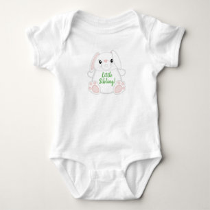 Body Para Bebé Bunny Rabbit Baby Shower Green