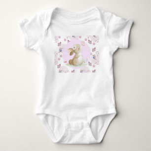 Body Para Bebé Bunny with Butterfly Bodysuit