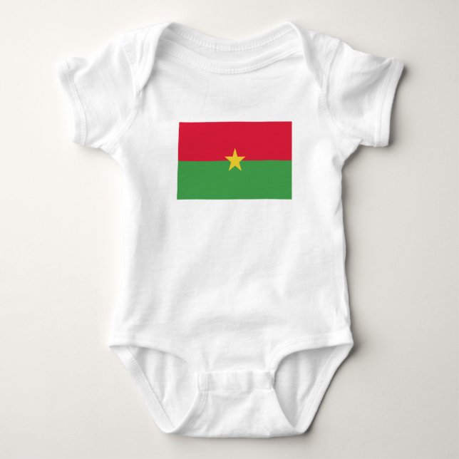 Body Para Bebé Burkina Faso (Anverso)