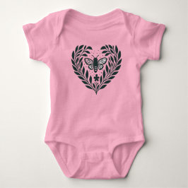 Body Para Bebé Butterfly and Boughs Baby T-Shirt