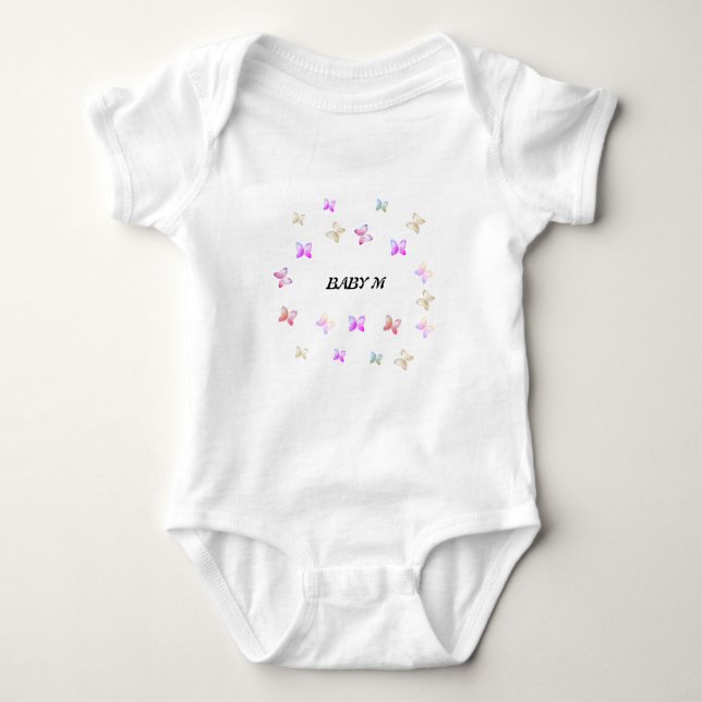 Body Para Bebé butterfly Baby,Baby Bodysuit (Anverso)