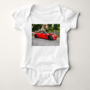 Body Para Bebé C7 rojo Chevrolet Corvette