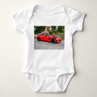 Body Para Bebé C7 rojo Chevrolet Corvette
