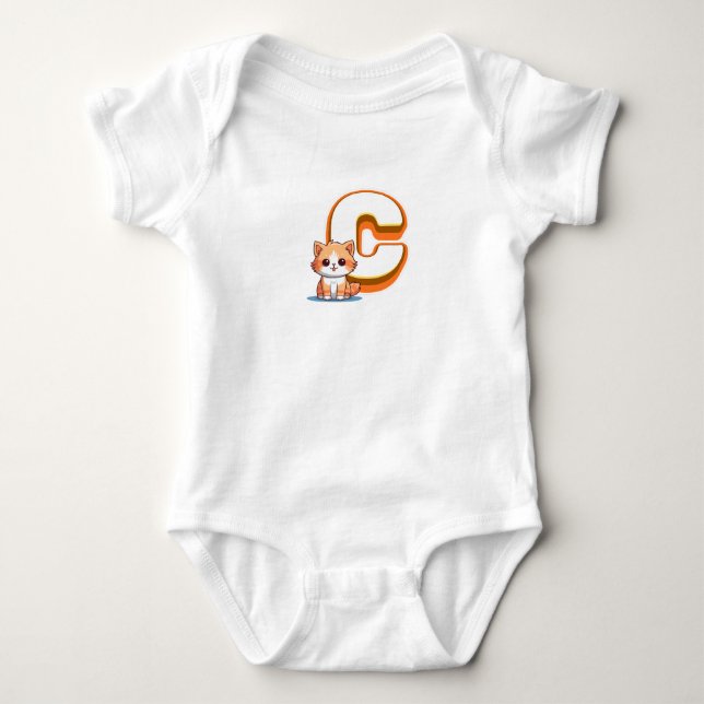 Body Para Bebé C de gato (Anverso)