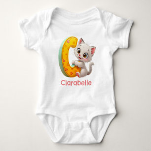 Body Para Bebé C es para Gato Personalizar