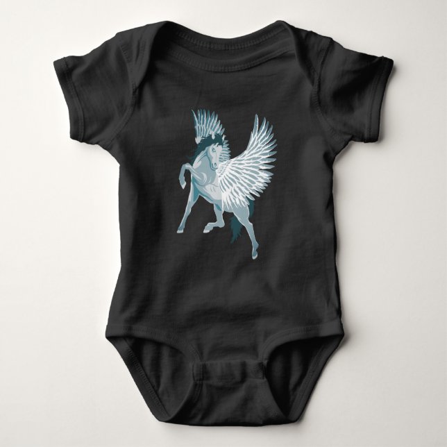 Body Para Bebé Caballo alado de la mitología griega Pegasus (Anverso)