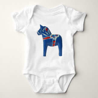 Body Para Bebé Caballo azul de Dala del sueco