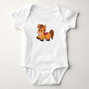 Body Para Bebé Caballo con Silla