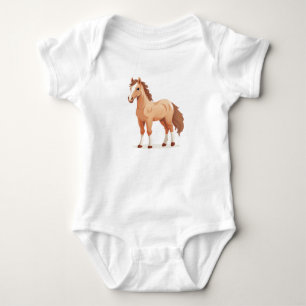 Body Para Bebé Caballo de bebé, caballo dulce, animal de granja