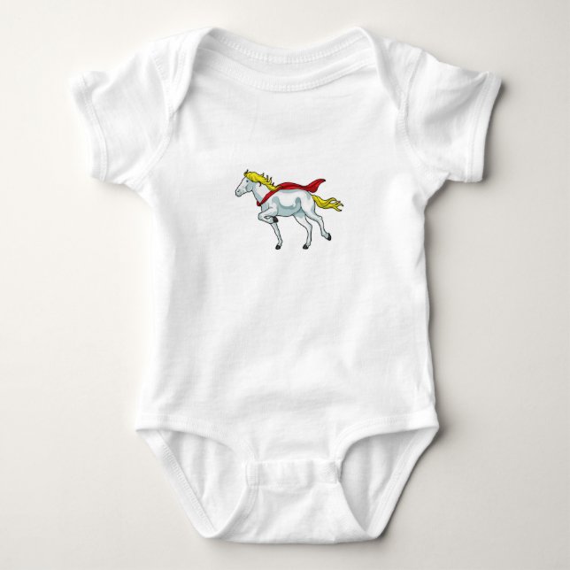 Body Para Bebé Caballo de caballo (Anverso)