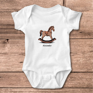 Body Para Bebé Caballo de Rocas - Juguetes de Madera