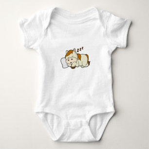 Body Para Bebé Caballo durmiendo con almohada