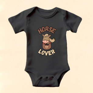 Body Para Bebé Caballo pequeño