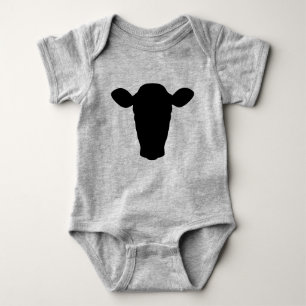 Body Para Bebé Cabeza de vaca Bebé Bodysuit