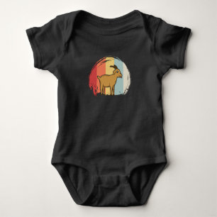 Body Para Bebé Cabra Retro Adorable